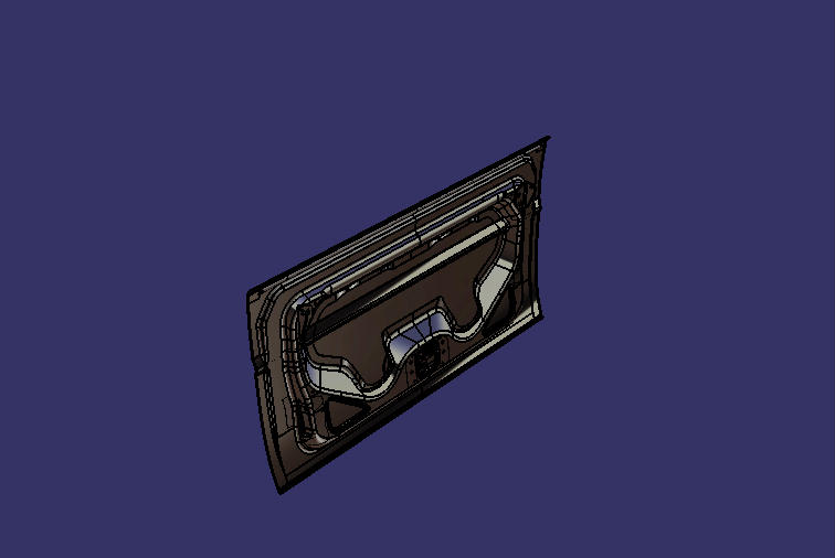 Luggage door, M040,1152, flip up