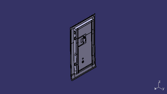 Fuel tank door, B368, 644, 90, 90, lamp, round lock, left second 260