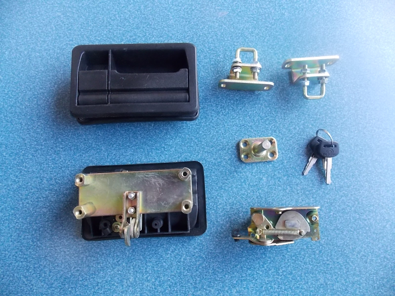 D Installation assembly of the fourth door door on the left