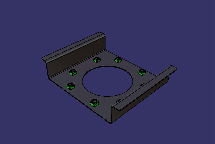 Retarder box fixing plate (TELMA YT series)