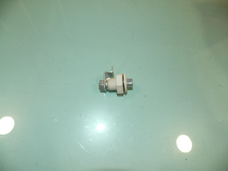 Interior access door button lock (off-white)