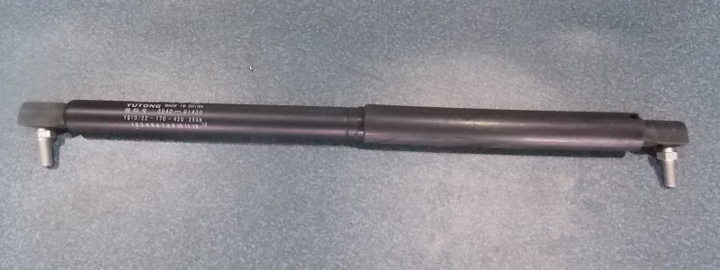 Compressed gas support, 420-170-250N, ball hinge, marked