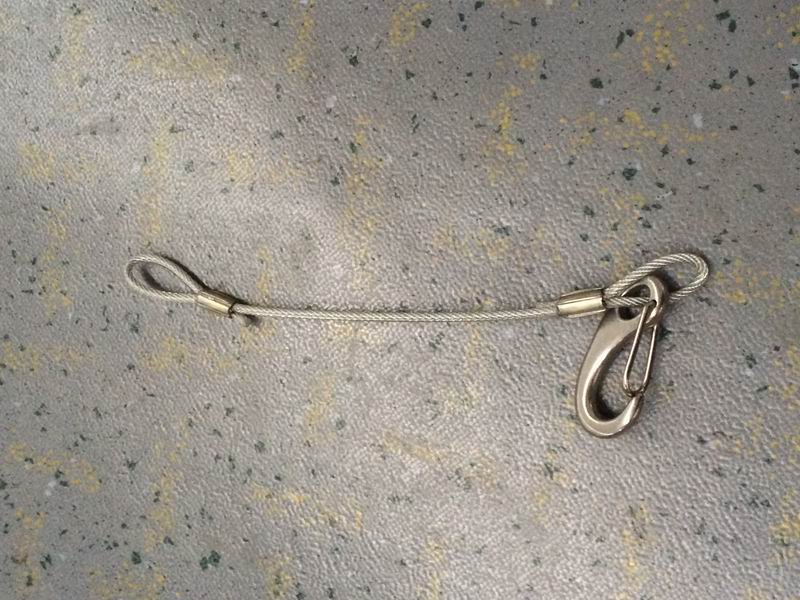 Limit wire draw rope, L=200