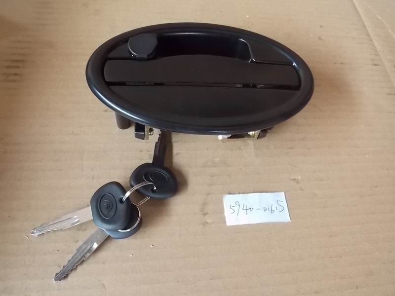 Oval two-point lock (plastic spray)