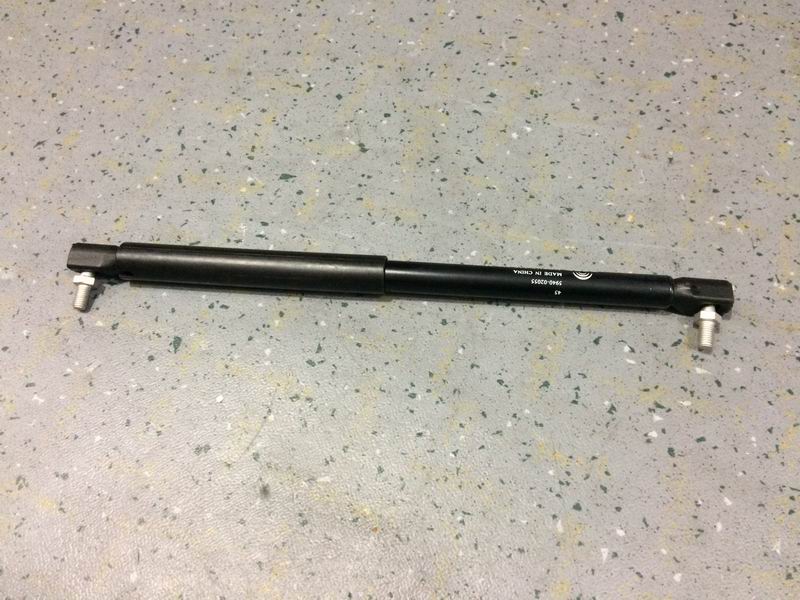 Compressed gas support, 350-135-250N, ball hinge, marked and divided