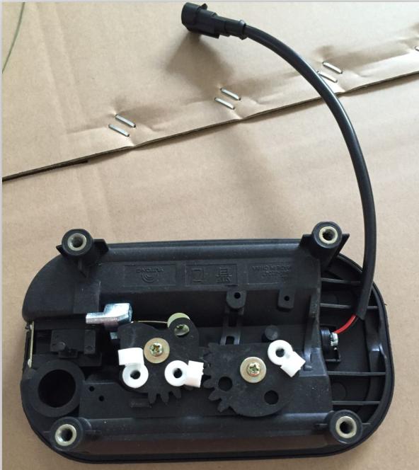 Молотковый дверной замок; Черный большой замок с подсветкой