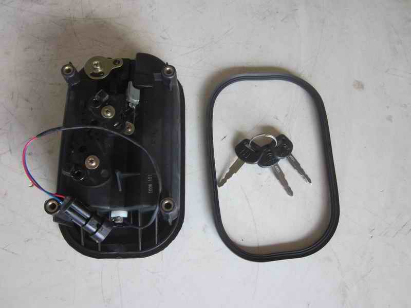 New oval lock handle with light; K01 luggage compartment