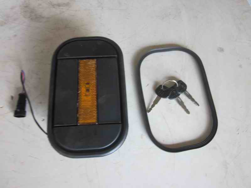 New oval lock handle with light; K01 luggage compartment-1