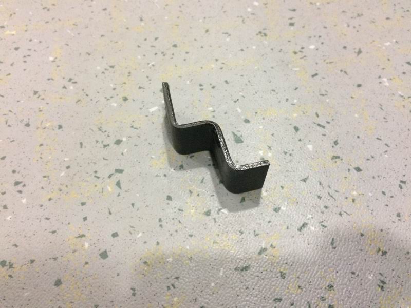 Side hatch door L-shaped connector, 71*43*4, 30-1