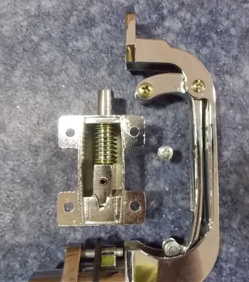 ZK6880 school bus complete vehicle lock assembly (folding door, no door in the middle)-1