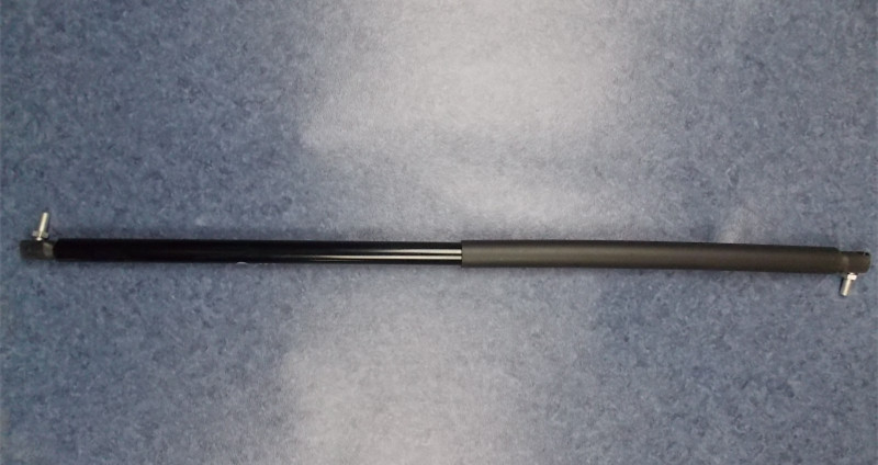 Compressed gas support, 750-337-650N, ball hinge, marked