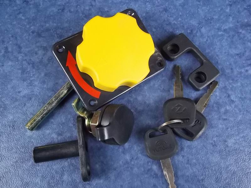 Bus passenger door lock (right)