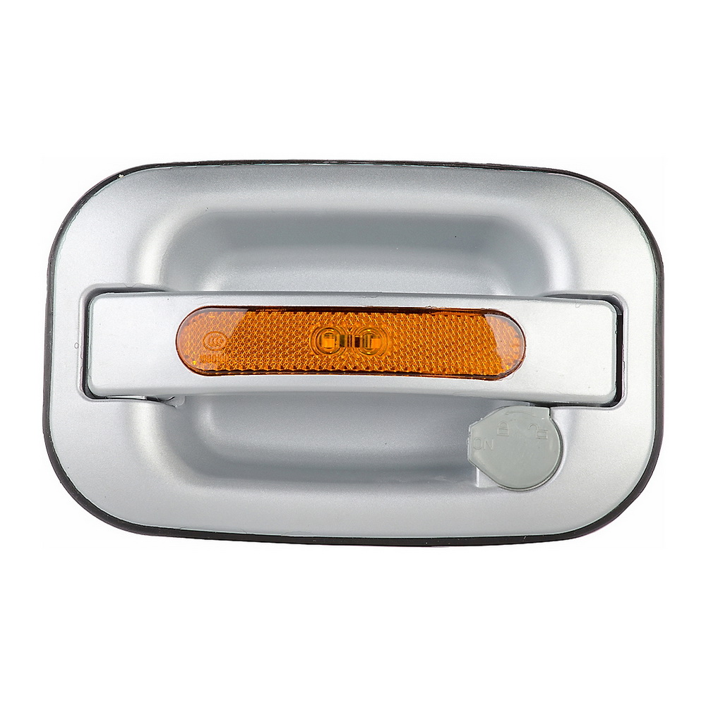 Hammer door lock; silver-gray large box lock with light-2