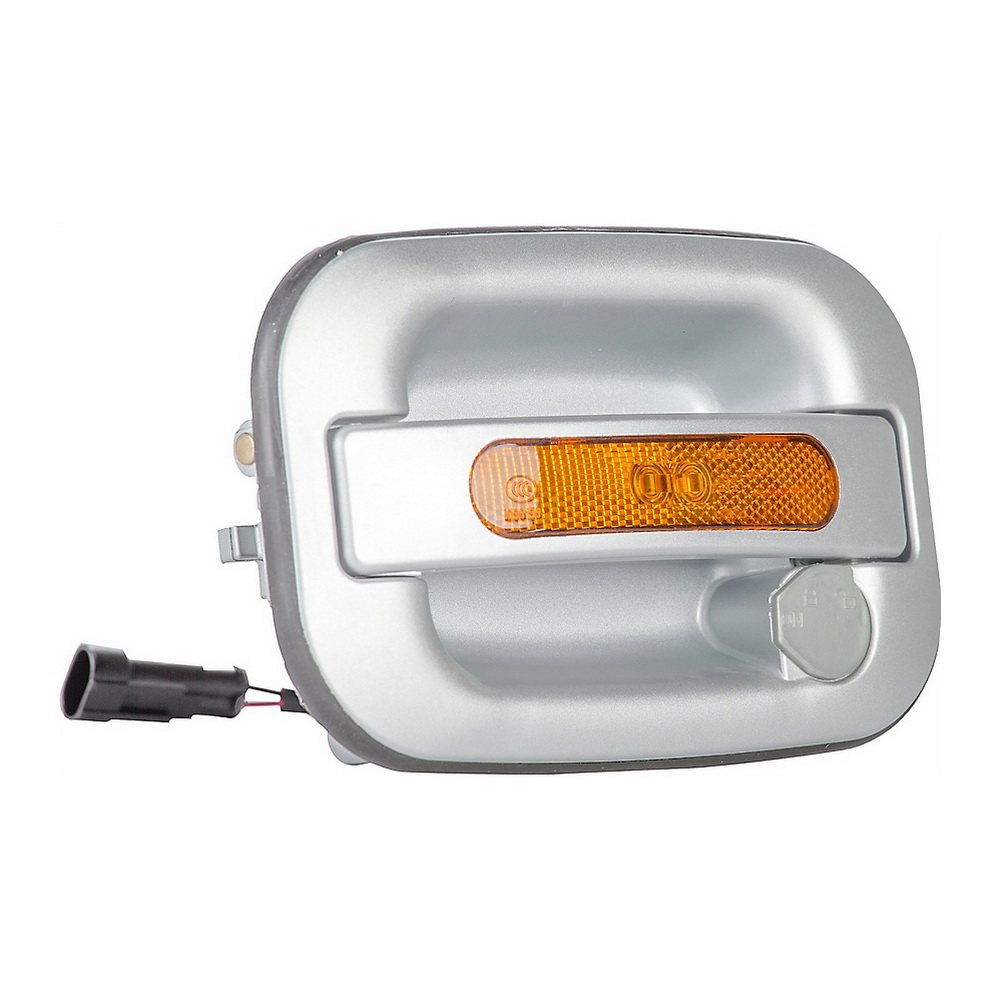 Hammer door lock; silver-gray large box lock with light-3