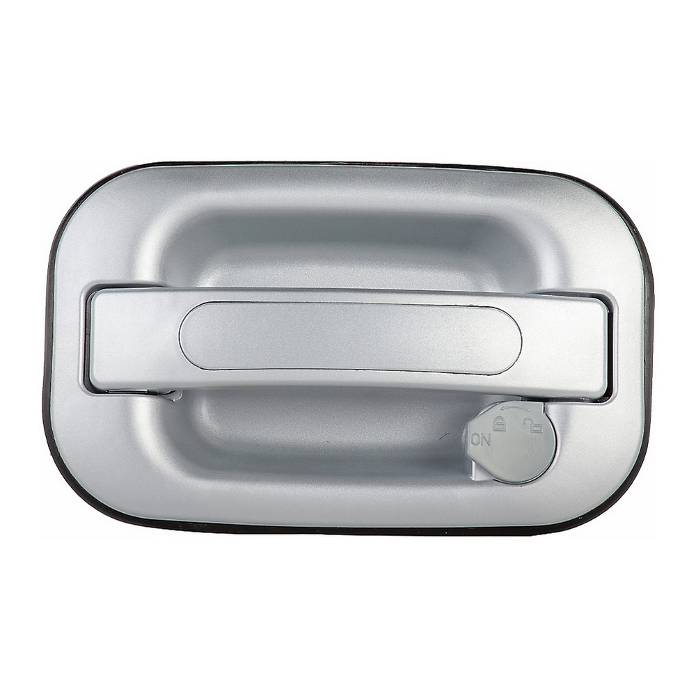 Hammer door lock; silver-gray large box lock without cylinder without lamp-1