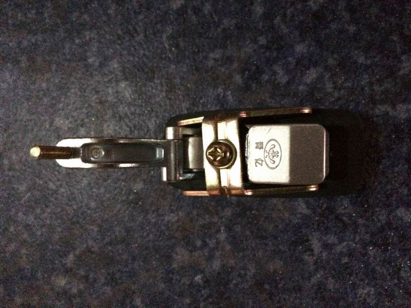 Square simple lock (silver white, lock core separated, seagull)-1