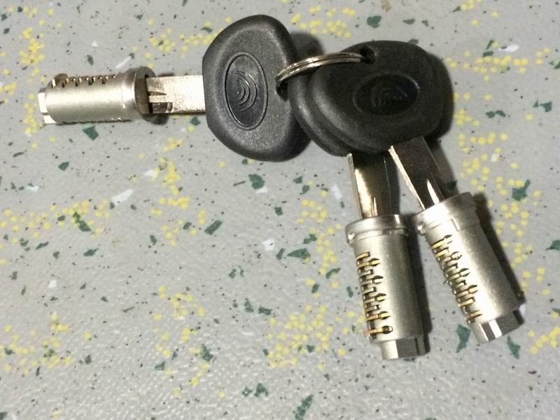 Vehicle lock core (1 open 19, seagull)