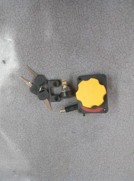 Lock behind the swing door