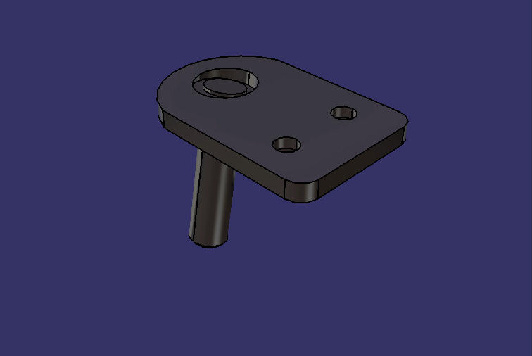 Rear door lock (B198, seagull number)