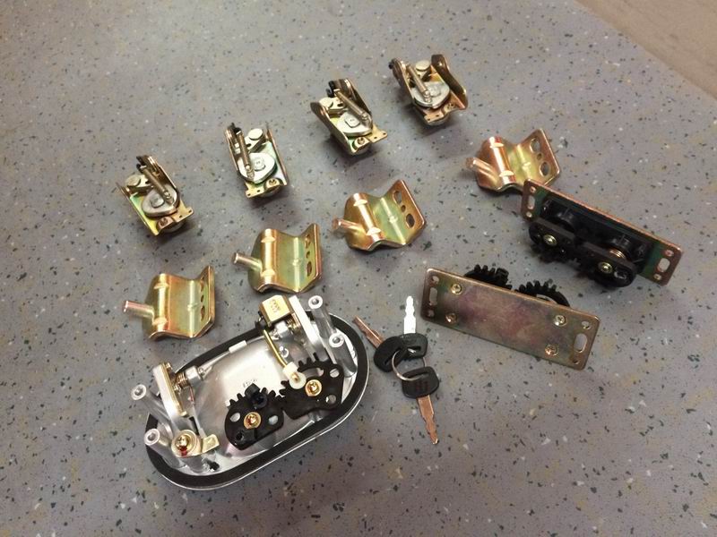 Metal four-point lock (no light) including dual new conversion bracket-2