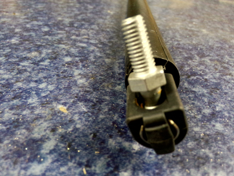 Compressed gas support, 750-337-700N, ball hinge, marked-1