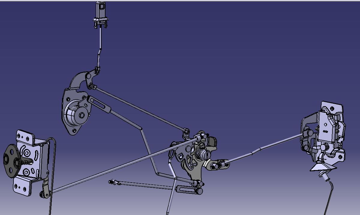 Passenger door lock assembly-1