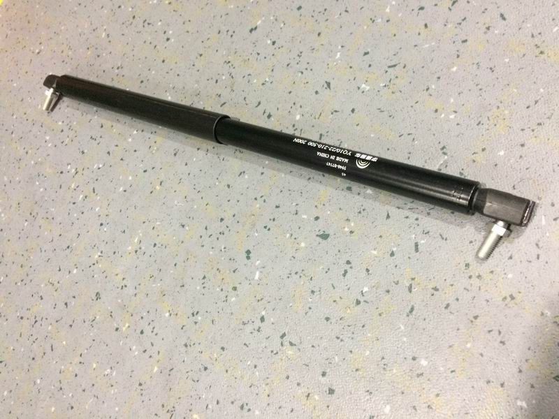 Compressed gas support, 500-207-200N, ball hinge, marked