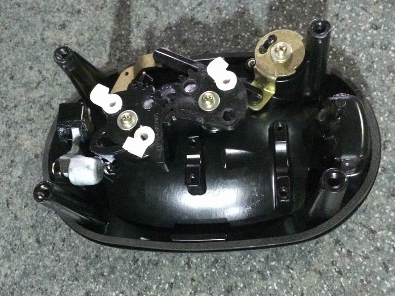 Hammer door lock; black large box lock without light lever