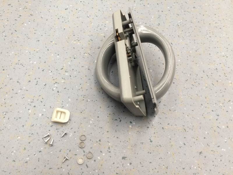 6136H partition door lock with double-open button