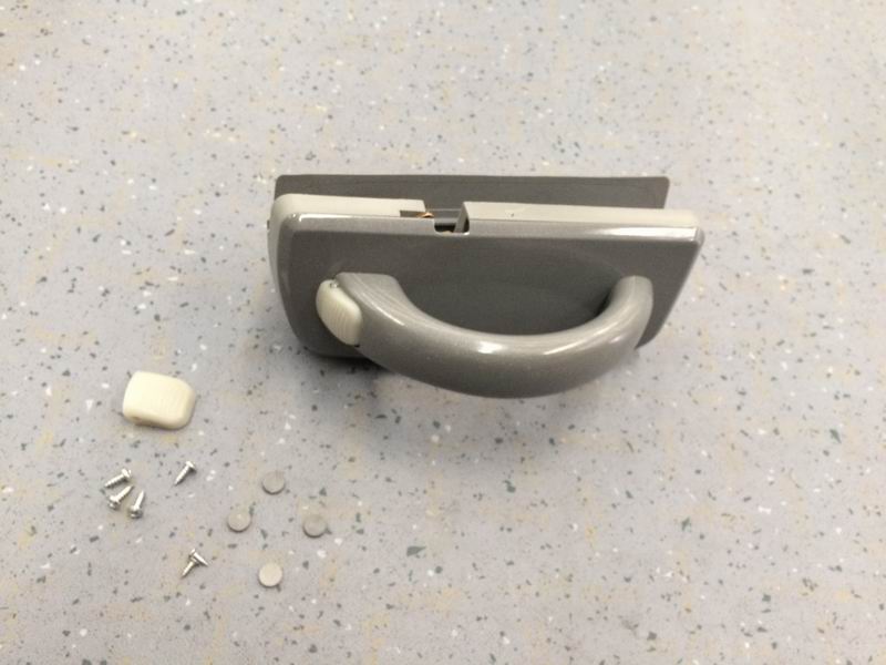 6136H partition door lock with double-open button-2