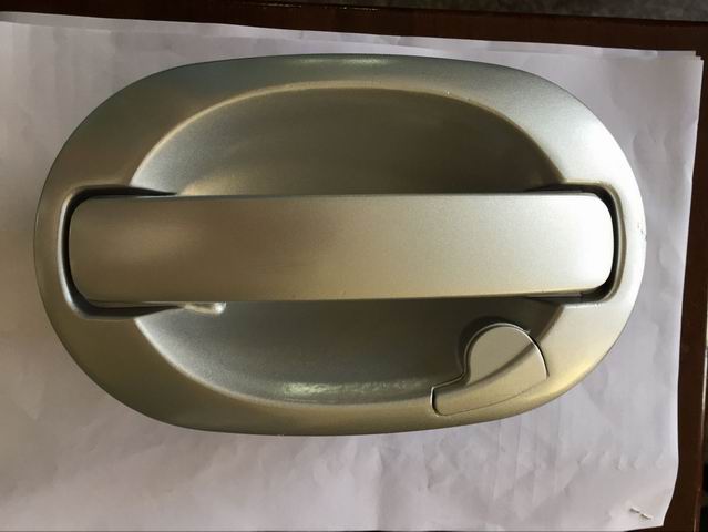 Hammer door lock; silver-gray large box lock without light without cylinder pull rod