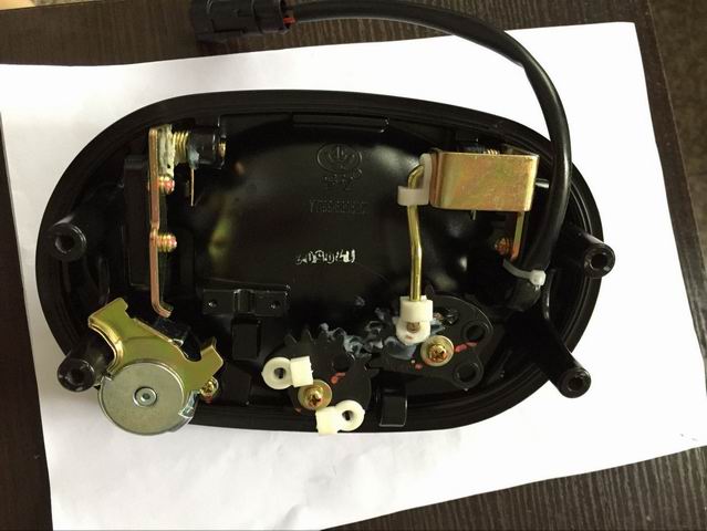 196 large box lock body with light; black