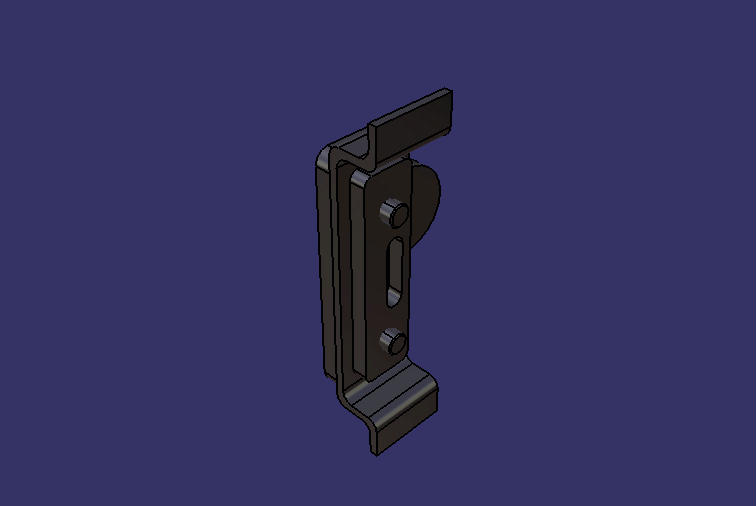 Two-way adjustable locking (assembly, 58, inner sinking 50)