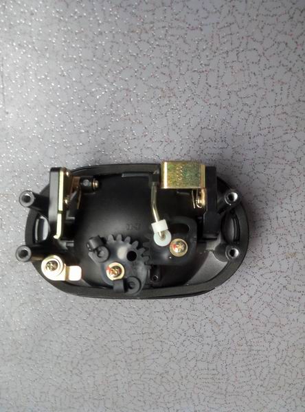 Корпус замка задней двери; SX 19-8000 неосвещенный черный