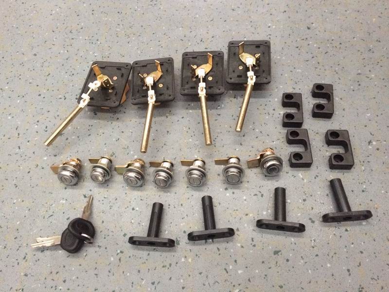 1 open 7 lock (front fan 2 rear fan 2 fuel tank 3 no lock cover)