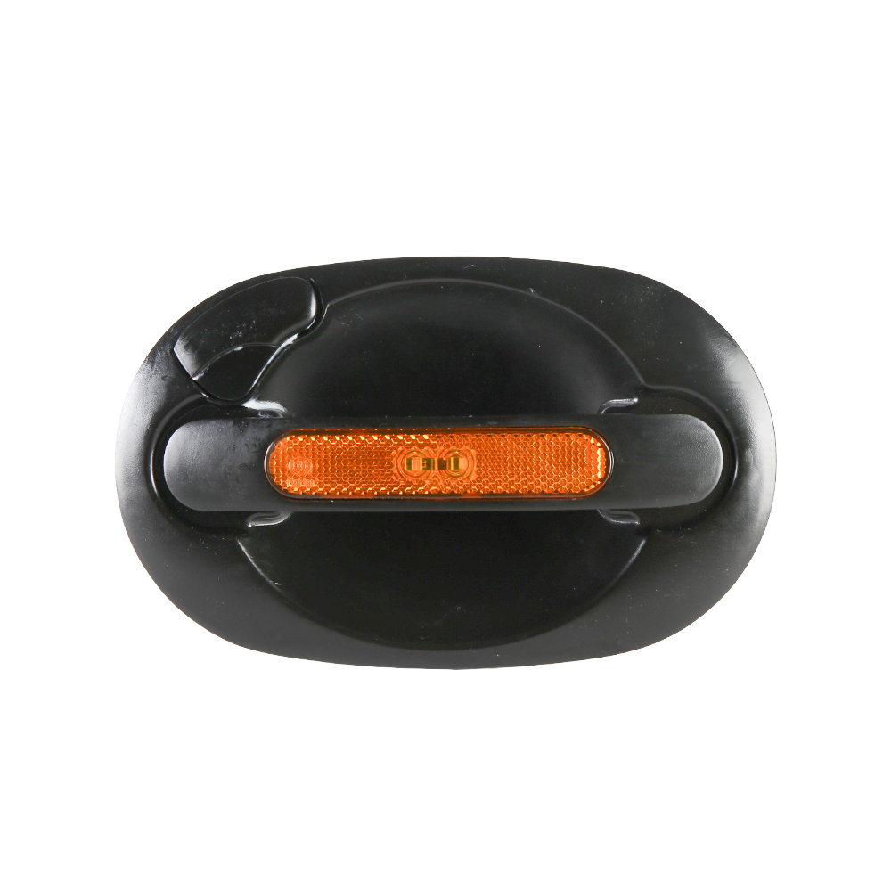 Hammer door lock; black lamp with cylinderless lever large box lock-2