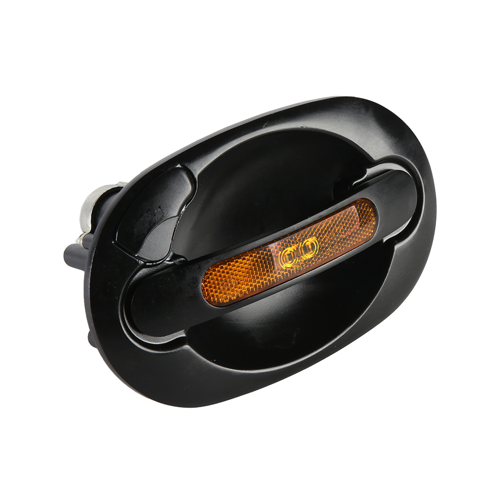 Hammer door lock; black lamp with cylinderless lever large box lock-5