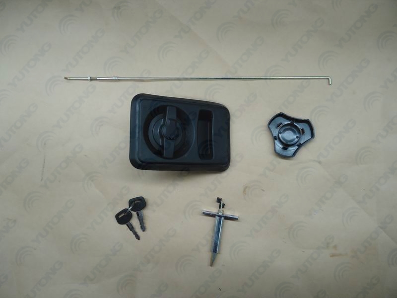 Rectangular passenger door lock assembly; right rudder vertical buckle-1