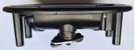 Handle outside the hatch; black