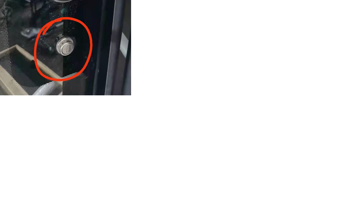 Passenger door unlock; Model 03