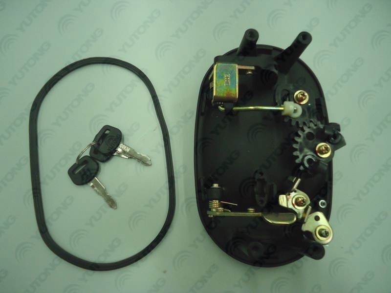 Hammer door lock body; black without light