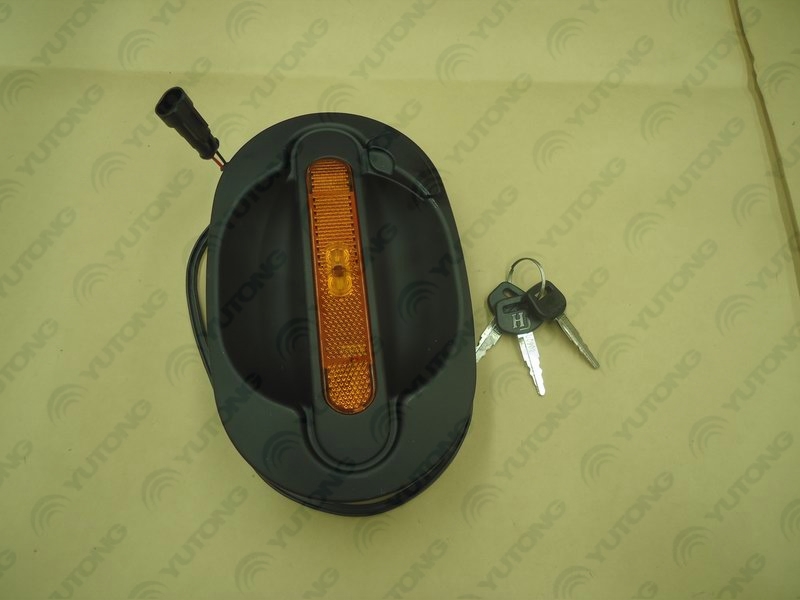 Hammer door lock body; black with light