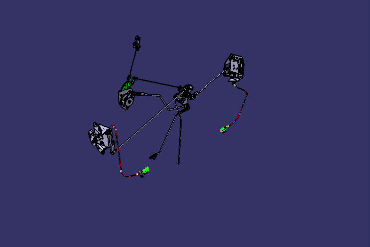 Passenger door lock assembly, ZK6601D5Y