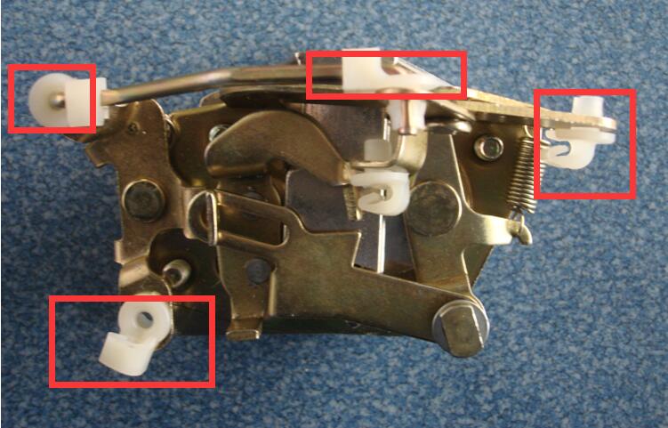 尼龙接头;司机门锁用