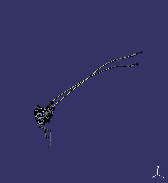 Driver door lock assembly