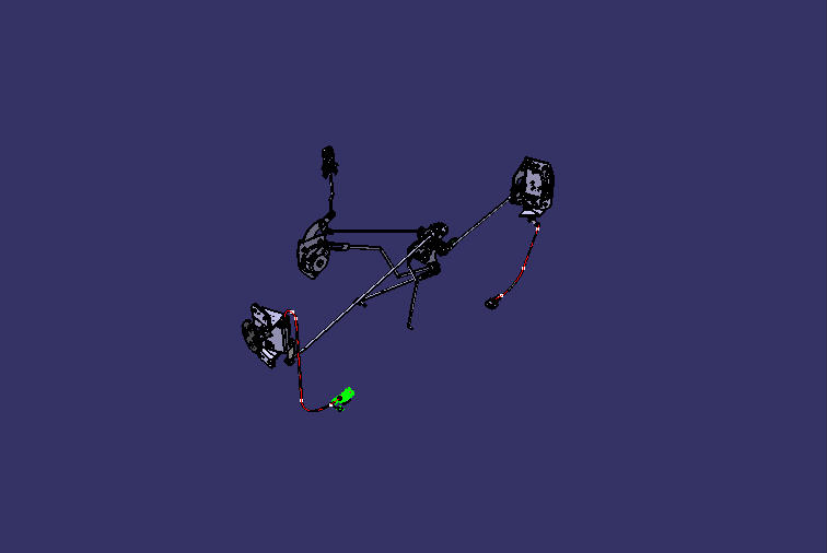 Passenger door lock assembly