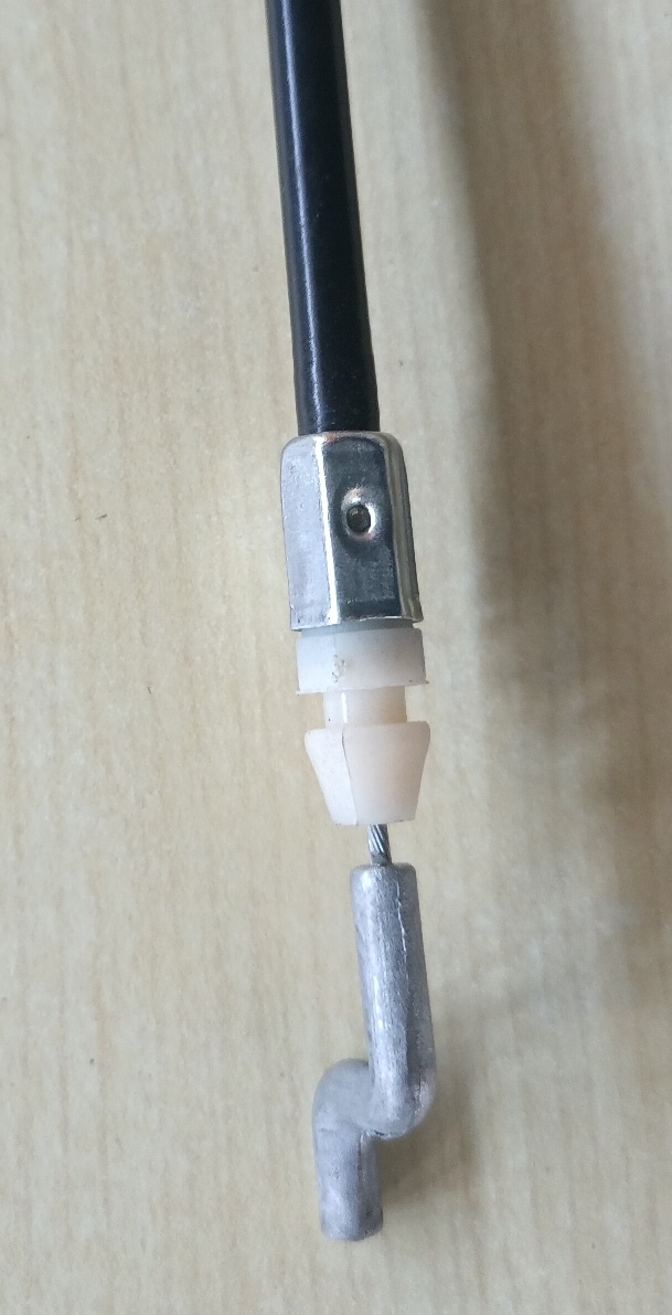 (90) Front flip light frame bumps the locking wire