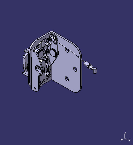 Front door lock assembly, H897, right