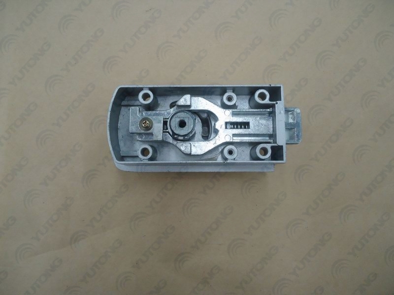 Кассетный алюминиевый замок, серебряный грей, алюминиевый профиль вокруг