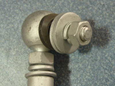 Passenger door balance rod, built-in, left rudder, bent rod-1